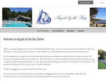 Tablet Screenshot of angolabythebay.org